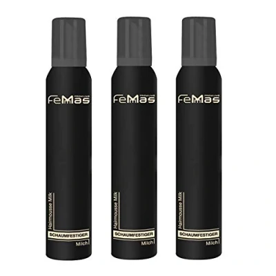 Abbildung von FemMas Milchschaumfestiger 350ml Schaumfestiger Fönschaum 3 Stück