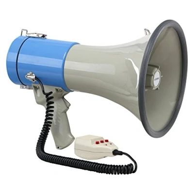Abbildung von McGrey Megafon Megaphon Sprachrohr Sirene Whistle , Aufnahme/Wiedergabefunktion, robuste Bauweise, (MP 800RHS, Inkl. Tragegurt), mit USB/SD/AUX MP3 Player