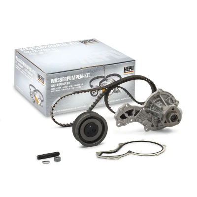 Abbildung von HEPU PK05123 Wasserpumpe + Zahnriemensatz 121 VOLKSWAGEN: Golf 2, 3 Cabrio, Jetta AUDI: 80 B2, B3, 100 C3 Limousine, SEAT: Ibiza Inca