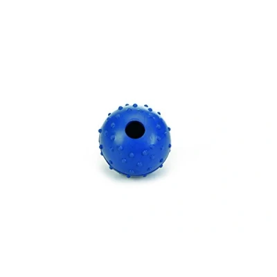 Abbildung von Beeztees Gummiball m. Glocke Blau 5cm