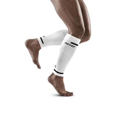 Abbildung von CEP THE RUN Compression Refelctive CALF Sleeves MADE IN Germany Bandagen, Größe: XL, White