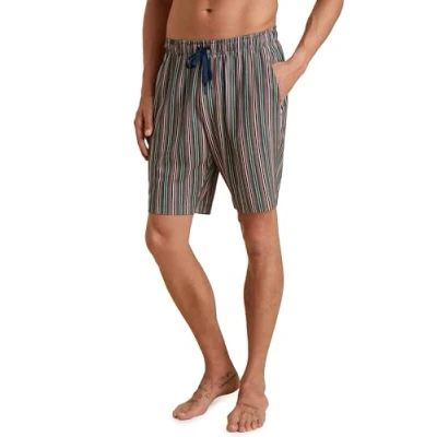 Abbildung von Calida RMX Sleep Weekend Nachtwäsche Hose, Herren, Größe: Small, Mineral red print