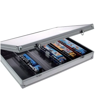 Abbildung von Safe, Präsentationsdisplay, Alu Midi 6er Einteilung (275x57) Abm: 395x300x45 mm. pro Stk.