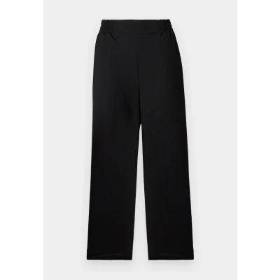 Abbildung von TOM Tailor Denim Structured Culotte Stoffhose, Damen, Größe: Small, Deep black