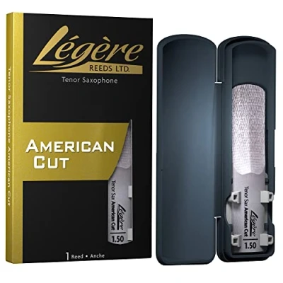 Abbildung von Légère Reeds Tenorsaxophonblatt, American Cut, Blattstärke 1.50 (TSA1.50) Hochwertiges synthetisches Holzblasrohr