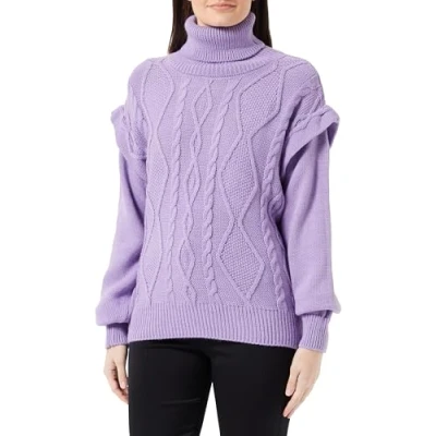 Abbildung von UCY Women&#039;s Damen Strick Pullover 12426039 UC01, HELLLILA, M/L Sweater