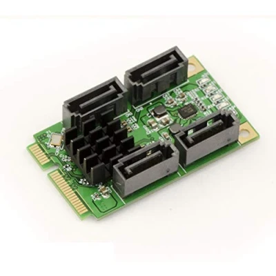 Abbildung von KALEA INFORMATIQUE 4 Ports SATA 3.0 6G Mini PCI Express Controller Karte mit Marvell Chipsatz