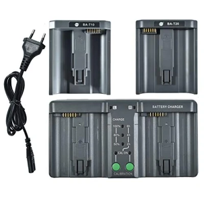 Abbildung von DSTE® DMH26A 3 in one Power Batterie Ladegerät (EU Stecker) Kompatibel für Nikon EN EL18 EL4 EL4A Canon LP E4 E4N E19 LC as MH 26