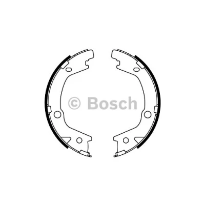 Abbildung von BOSCH 0 986 487 770 Handbremsbeläge HYUNDAI: SONATA V, Matrix, 6, KIA: Magentis II