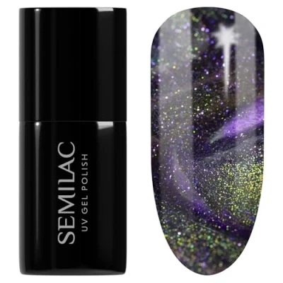 Abbildung von Semilac UV Nagellack 825 Cyber Violet 7 ml