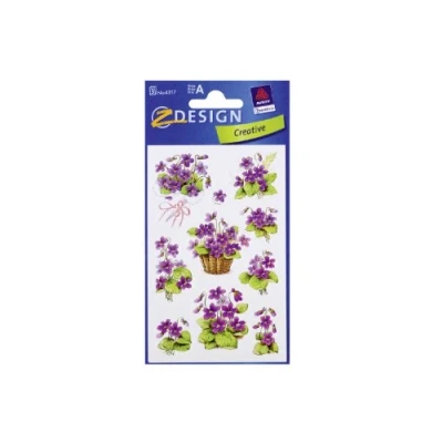 Abbildung von AVERY Zweckform 4317 Deko Sticker Veilchen 30 Aufkleber