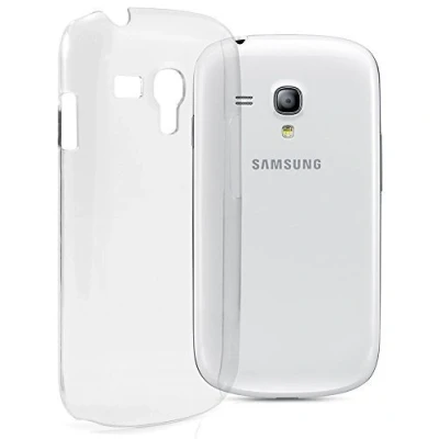 Abbildung von steve tronik Schutzhülle kompatibel mit Samsung Galaxy S3 mini i8190 Premium TPU Silikon Crystal Klar / Transparent Hülle Cover