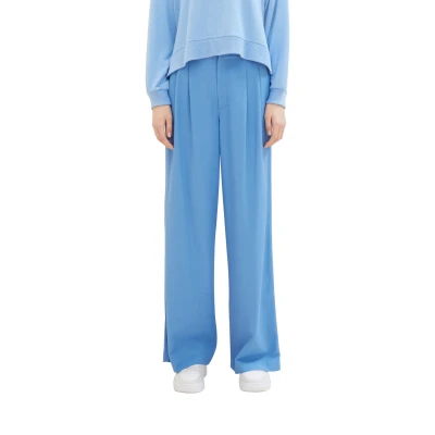 Abbildung von TOM Tailor Denim WIDE Stoffhose, Damen, Größe: Large, Sicilian blue