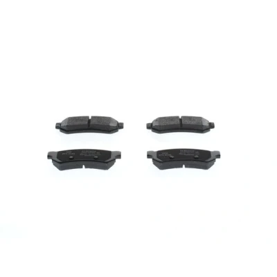 Abbildung von BOSCH 0 986 460 007 Bremsbelagsatz Low Metallic mit Anti Quietsch Blech, Montageanleitung CHEVROLET: Nubira Kombi, Lacetti Schrägheck