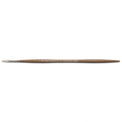 Abbildung von Winsor &amp; Newton 5010401 synthetischer Künstler Ölpinsel mit hoher Elastizität Lebensdauer, ergonomischer Stiel für Ölfarben und Alkydfarben Flachpinsel Nr. 1