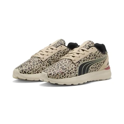 Abbildung von Puma Softride Cosmic Animal Flair Damen Mit Print Toasted Almond/Black Größe: 37