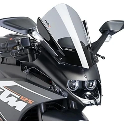 Abbildung von Puig 7004H Kuppel Racing KTM rc125/rc250/rc390 14, Transparent/Rauchgrau
