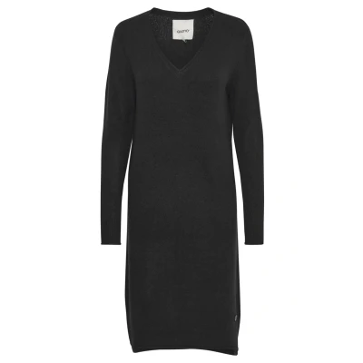 Abbildung von Oxmo IDA Strickkleid, Damen, Größe: Large, Black