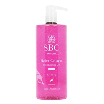 Abbildung von SBC Skincare Feuchtigkeitscreme für Gesicht und Körper mit Meereskollagen 1 L Reduziert Ausdrucksfalten Spendet Feuchtigkeit Bodylotion Hydra Collagen Moisturising Gel