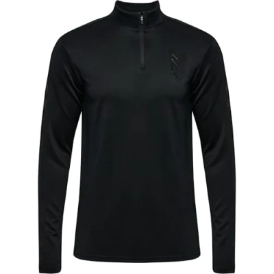 Abbildung von Hummel Active HALF ZIP Sweatshirt, Herren, Größe: XXL, Black