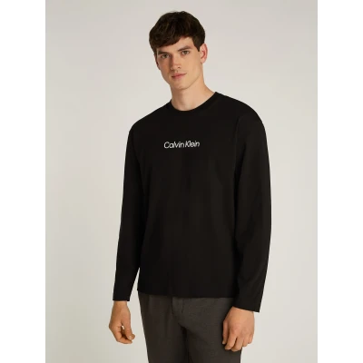 Abbildung von Calvin Klein HERO LOGO Langarmshirt, Herren, Größe: 3XL, Black