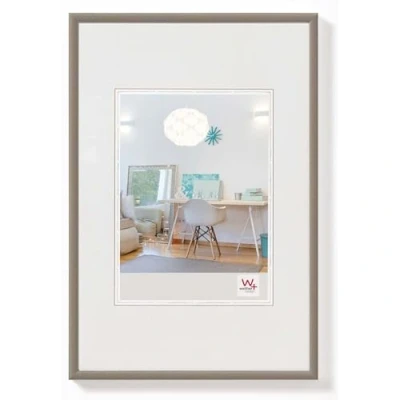 Abbildung von walther design Bilderrahmen stahl 60 x 90 cm New Lifestyle Kunststoffrahmen KV090D