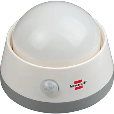 Abbildung von 4er Set Brennenstuhl Batterie LED Nachtlicht NLB 02 BS mit Infrarot Bewegungsmelder und Push Schalter 6 60 lm 3x AA (enthalten), 1173290