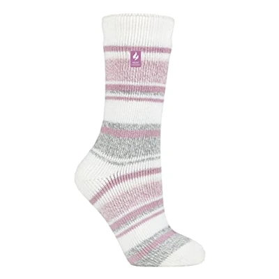 Abbildung von HEAT HOLDERS Damen Extra Warm Innen Flauschig Thermosocken für Geschenk Socken Winter (37 42, Ivory (Palma))