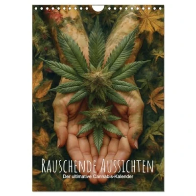 Abbildung von Rauschende Aussichten Der ultimative Cannabis Kalender (Wandkalender 2025 DIN A4 hoch), CALVENDO Monatskalender