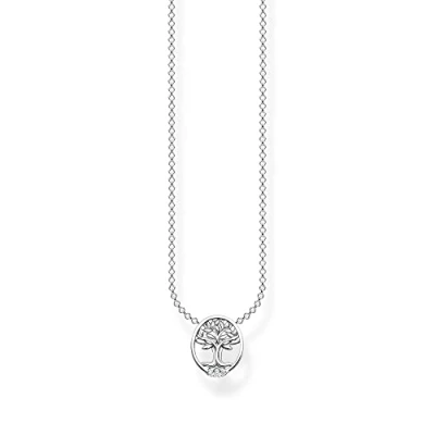 Abbildung von THOMAS SABO Damen Kette Tree of Love weiße Steine 925 Sterlingsilber KE2126 051 14 L45V