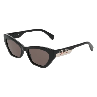 Abbildung von Liu Jo Damen LJ807S 001 Gläser SONNENBRILLEN Bio Injekt Schwarz Rauch Quadratisch Normal