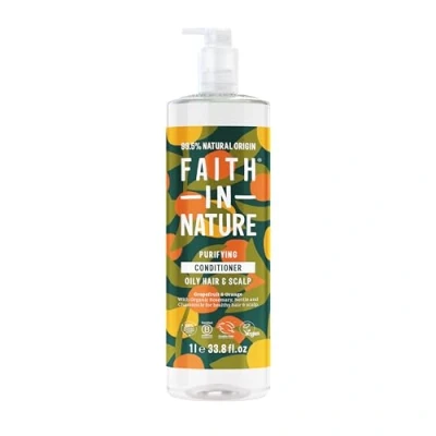 Abbildung von Faith In Nature Natural Grapefruit &amp; Orange Conditioner, Invigorating, Vegan Cruelty Free, No SLS or Parabens, For Normal to Oily Hair, 1L