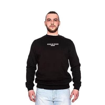 Abbildung von Picaldi® Sweatshirt Berlin Streetwear Sport Casual Pullover Rundhalsausschnitt (M, Black)