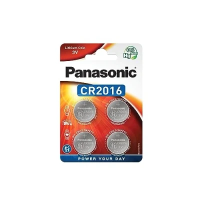 Abbildung von Panasonic CR2016 Lithium Knopfzelle Dl2016 Ecr2016, 4 Stück