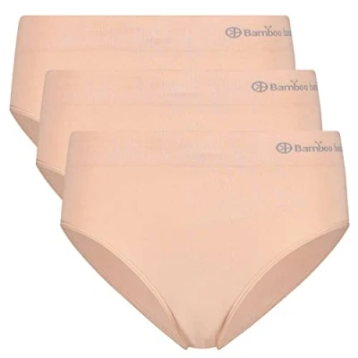 Abbildung von Bamboo Basics 3 PACK Seamless FULL Slip, Damen, Größe: Large, Beige