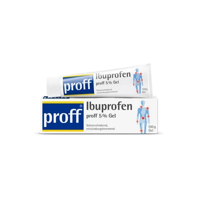 Abbildung von Ibuprofen Proff 5% Gel 100 g