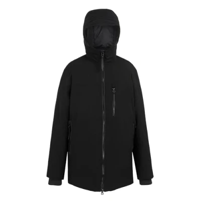Abbildung von Regatta Yewbank III Herren Jacke, isoliert, wasserdicht, Schwarz/Schwarz, Größe XL