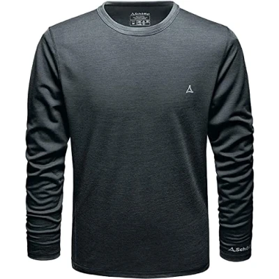 Abbildung von Schöffel Highwayshop Merino Sport LA Unterhemd/shirt, Herren, Größe: 54, Anthrazit