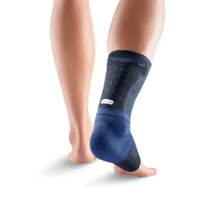 Abbildung von Bauerfeind AchilloTrain Knöchelbandage atmungsaktive Knit für Gezielte Entlastung der Achillessehne ohne die Mobilität einzuschränken Herren, schwarz, 5