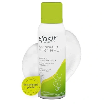 Abbildung von efasit Fuß Schaum Hornhaut 125 ml