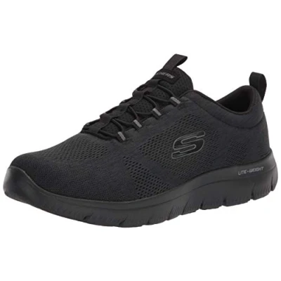 Abbildung von Skechers Wide Fit Summits Louvin Sneaker low, Herren, Größe: 45, Black Schuhe