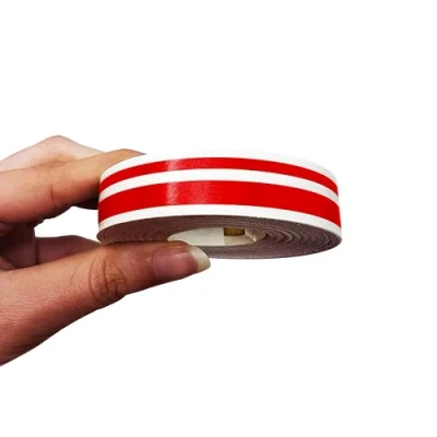 Abbildung von 4R Quattroerre.it 10509 Trim Stripes Doppelt Klebestreifen für Autos, Rot, 11 mm x 10 mt