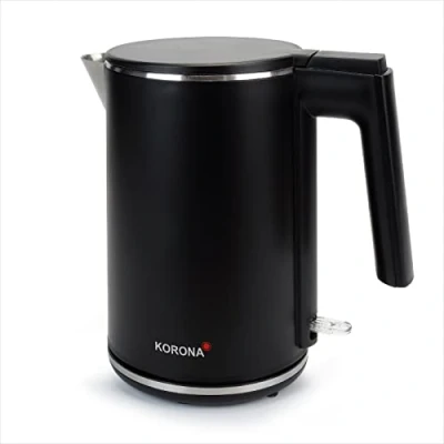Abbildung von KORONA Wasserkocher 20119, Doppelwandig, 1 Liter, Wasserstandsanzeige, Cool Touch, beleuchtet