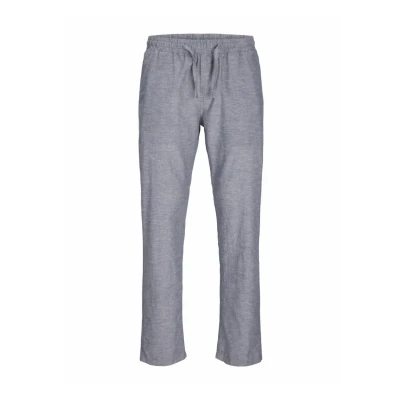 Abbildung von Jack &amp; Jones Jpstkane Jjsummer Linen Blend Jogger Stoffhose, Herren, Größe: Large, Faded denim