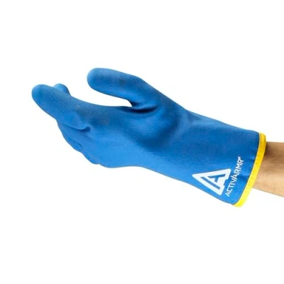 Abbildung von Ansell ActivArmr 97 681 Winter Arbeitshandschuhe, wärmebeständig &amp; grifffest bei niedrigen Temperaturen, Kälteschutz Handschuhe, Handschuhe für Männer Frauen, wasserdichte Gr XL (1 Paar)