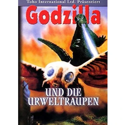 Abbildung von Godzilla und die Urweltraupen