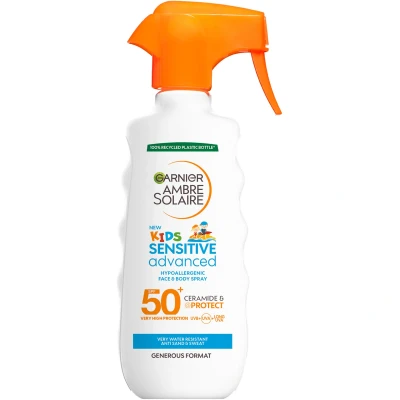 Abbildung von Garnier Fructis Kids Sensitive Advanced Face &amp; Body Spray SPF 50+