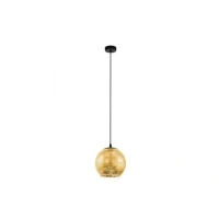Abbildung von Eglo 98523 Pendelleuchte ALBARACCIN schwarz goldfarben Ø27cm H:110cm