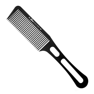 Abbildung von The Shave Factory Hitzebeständige schwarze Kämme unverzichtbar für die professionelle Haarpflege aus hochwertigem und langlebigem Material (Schwarz 050)