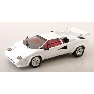 Abbildung von KK Scale Modellauto Lamborghini Countach LP 5000S QV 1985 weiß, Maßstab 1:12